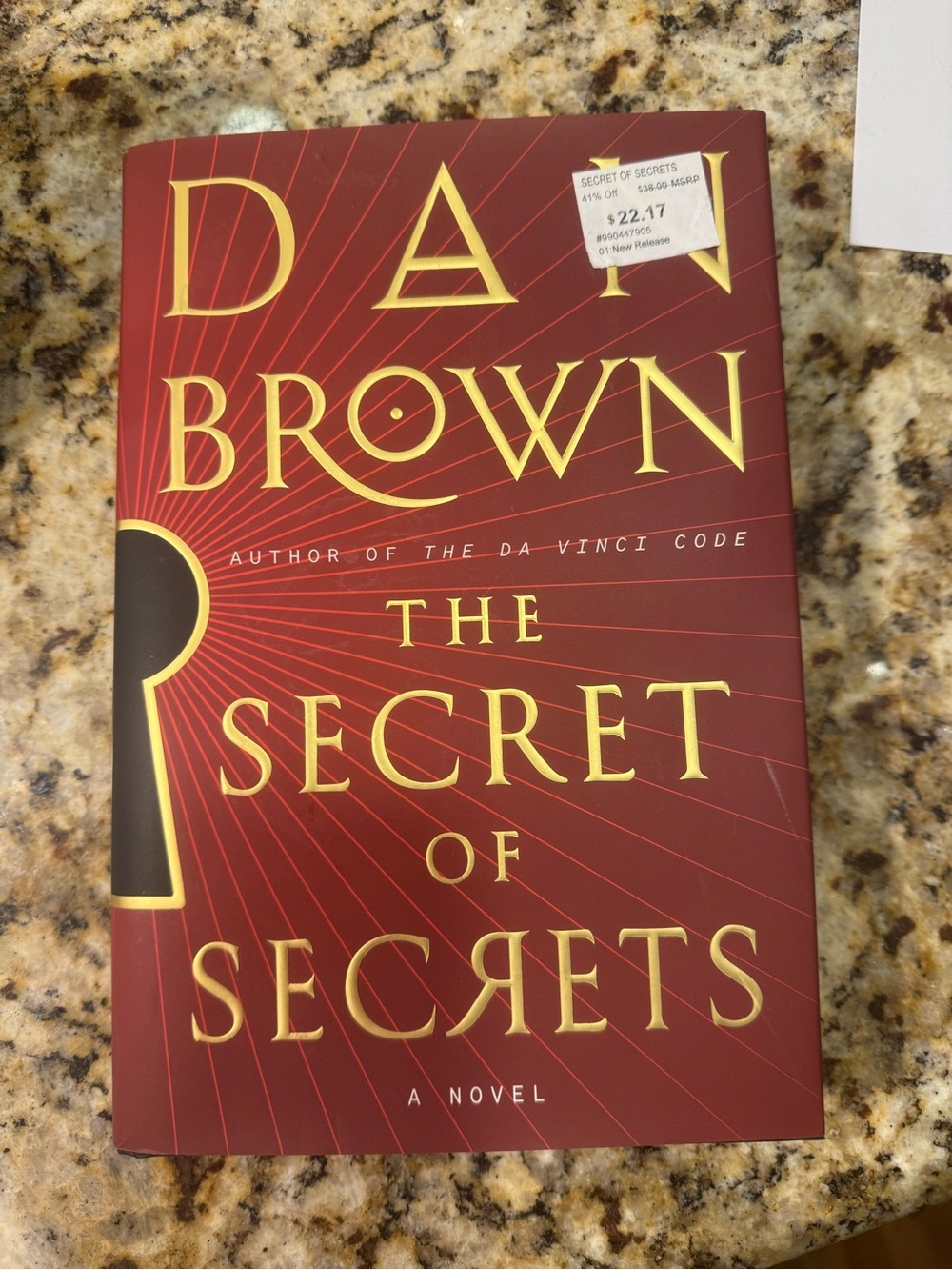 Dan Brown — The Secret of Secrets Hardcover in Red